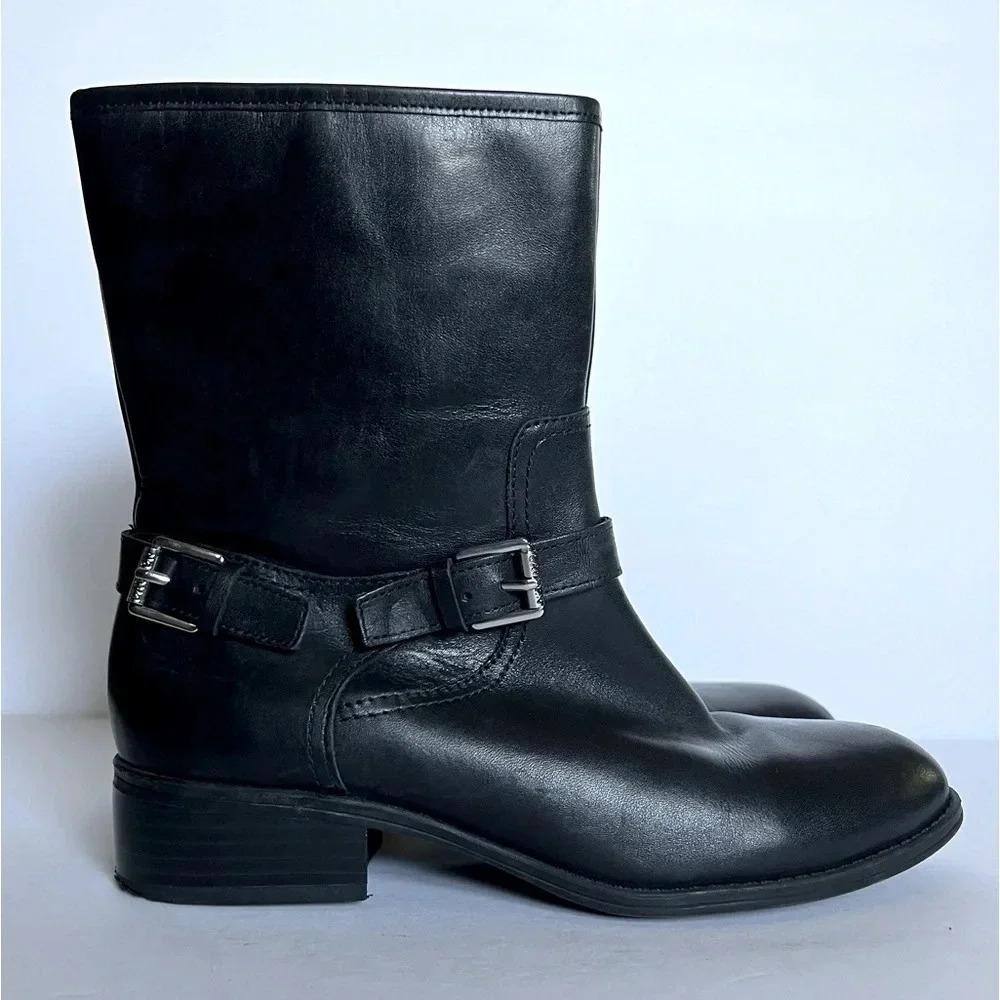 Lauren Ralph Lauren Black Mesi‎ Boots Size 6.5